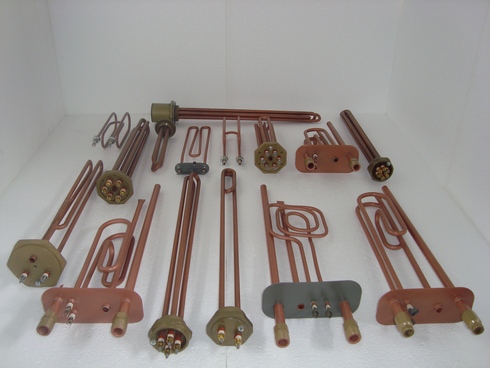 Cijevni grijači na različitim nosačima za vodu